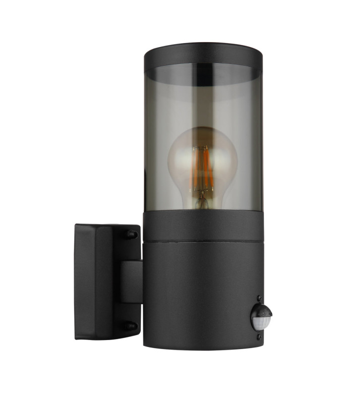 Xeloo Outdoor Modern Wall Lamp Matt Black 1x E27-2