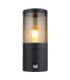 Xeloo Outdoor Modern Wall Lamp Matt Black 1x E27-3