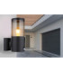Xeloo Outdoor Modern Wall Lamp Matt Black 1x E27-7