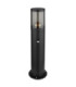 Xeloo PIR 50cm Outdoor Bollard Matt Black 1x E27-2