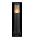 Xeloo PIR 50cm Outdoor Bollard Matt Black 1x E27-4