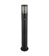 Xeloo PIR 80cm Outdoor Bollard Matt Black 1x E27-2