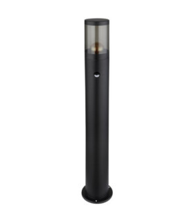 Xeloo PIR 80cm Outdoor Bollard Matt Black 1x E27-2