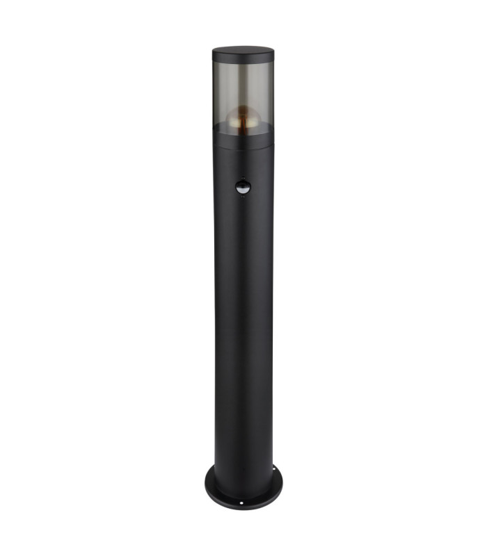 Xeloo PIR 80cm Outdoor Bollard Matt Black 1x E27-2