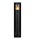 Xeloo PIR 80cm Outdoor Bollard Matt Black 1x E27-4