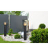 Xeloo PIR 80cm Outdoor Bollard Matt Black 1x E27-5