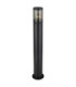 Xeloo 80cm Outdoor Bollard Matt Black 1x E27-2