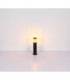 Xeloo 80cm Outdoor Bollard Matt Black 1x E27-6