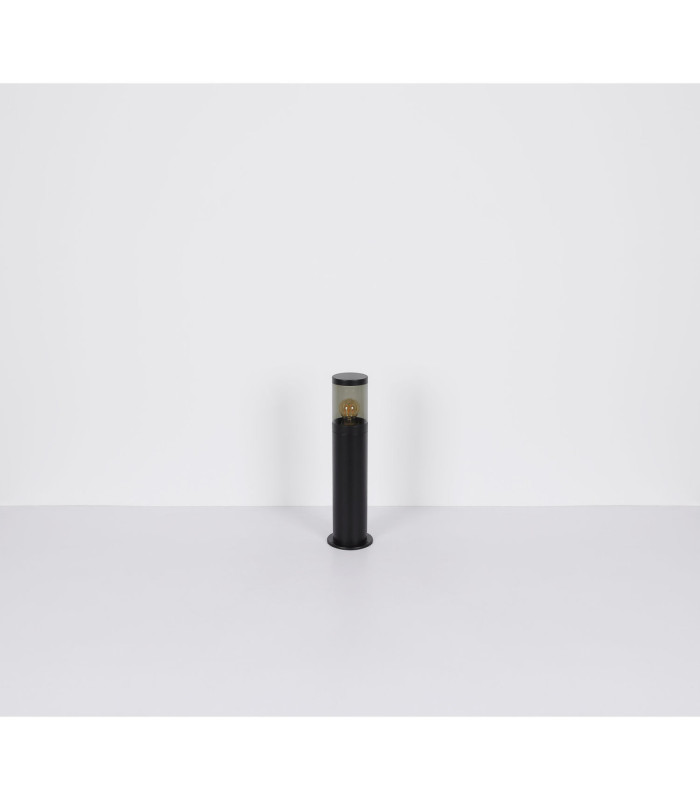 Xeloo 80cm Outdoor Bollard Matt Black 1x E27-7