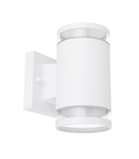Alcala Outdoor Up Down Wall Lamp Matt White 2x GX53-2