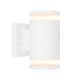 Alcala Outdoor Up Down Wall Lamp Matt White 2x GX53-3