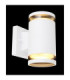 Alcala Outdoor Up Down Wall Lamp Matt White 2x GX53-6