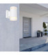 Alcala Outdoor Up Down Wall Lamp Matt White 2x GX53-8