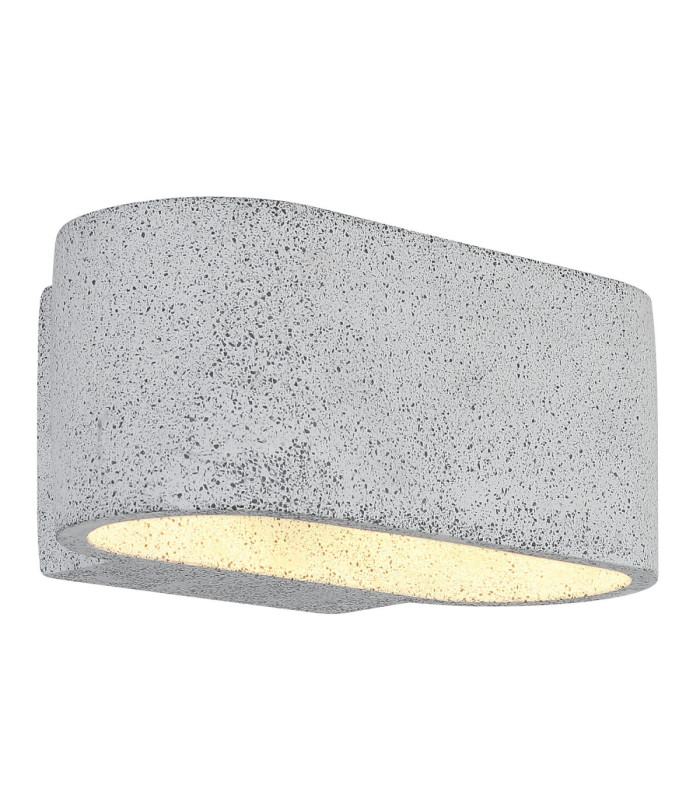 Ferguson Oval Outdoor Wall Down Lamp Matt White 1x G9-1