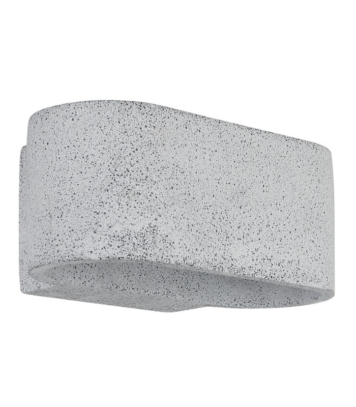 Ferguson Oval Outdoor Wall Down Lamp Matt White 1x G9-2