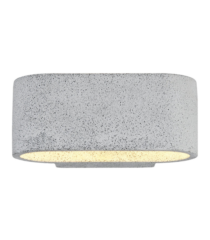 Ferguson Oval Outdoor Wall Down Lamp Matt White 1x G9-3