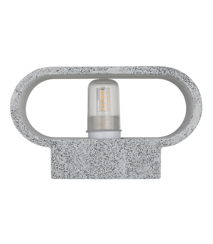 Ferguson Oval Outdoor Wall Down Lamp Matt White 1x G9-4