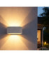Ferguson Oval Outdoor Wall Down Lamp Matt White 1x G9-6