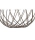 Spherical Caged Ceiling Pendant, 1 x E27, Polished Nickel - 8