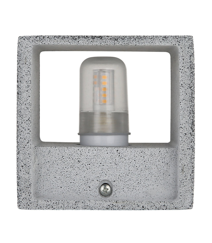 Ferguson Square Outdoor Wall Down Lamp Matt White 1x G9-4