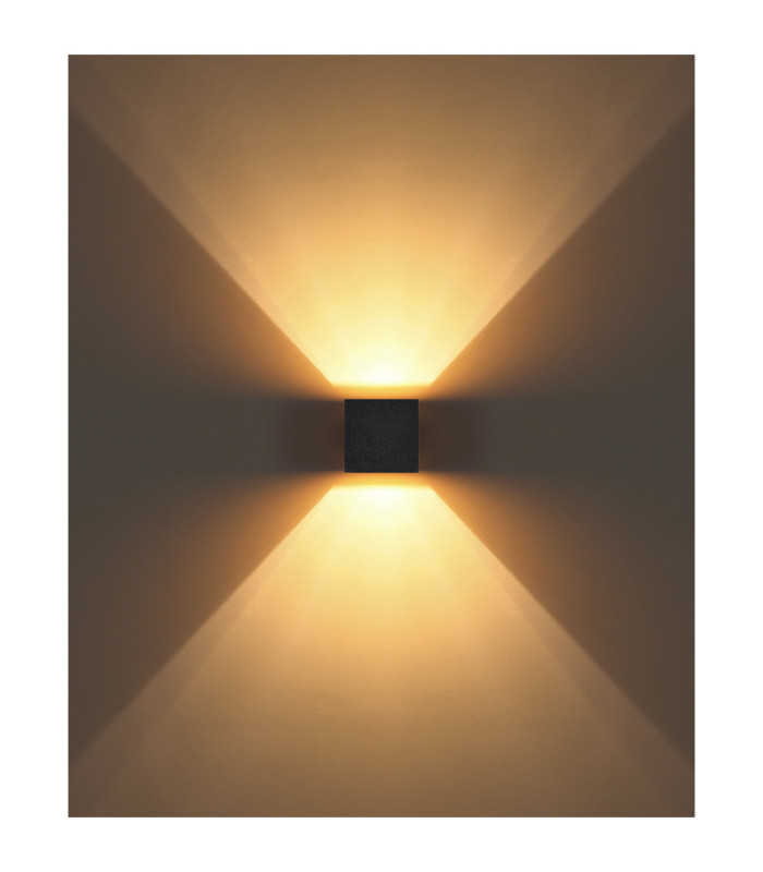 Ferguson Square Outdoor Wall Down Lamp Matt White 1x G9-5