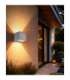 Ferguson Square Outdoor Wall Down Lamp Matt White 1x G9-6