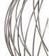 Spherical Caged Ceiling Pendant, 1 x E27, Polished Nickel - 9
