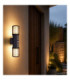 Mervin PIR Outdoor Up Down Wall Lamp Matt Anthracite 2x E27-6