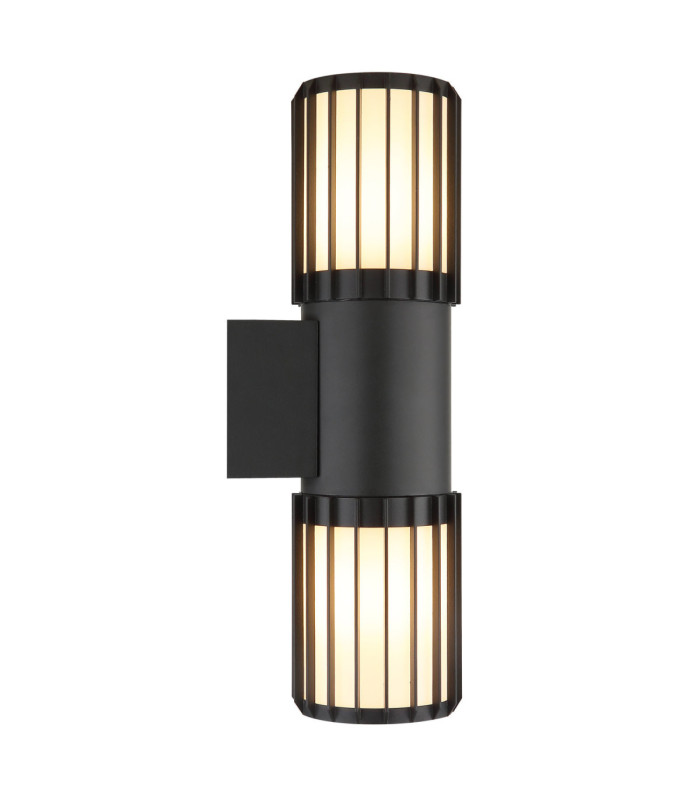 Mervin Outdoor Up Down Wall Lamp Matt Anthracite 2x E27-3