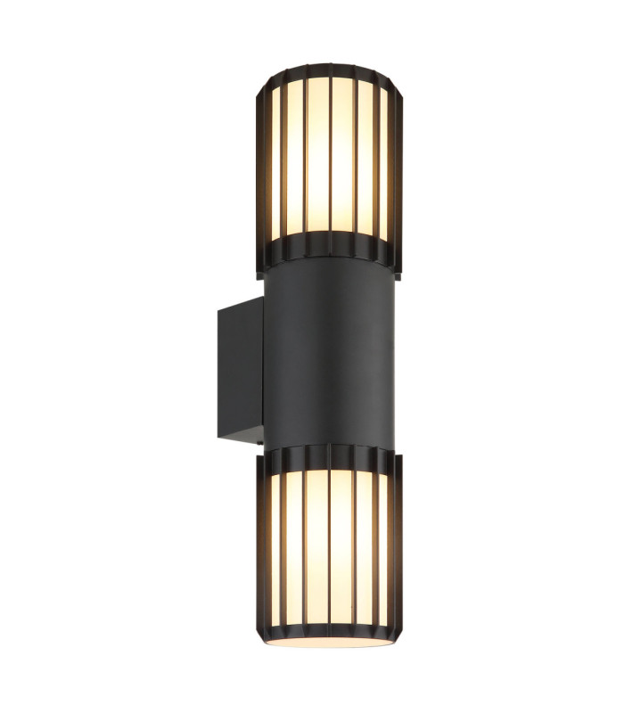 Mervin Outdoor Up Down Wall Lamp Matt Anthracite 2x E27-4