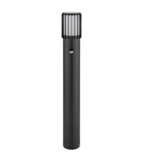 Mervin 65cm Outdoor Bollard Matt Anthracite 1x E27 PIR-2