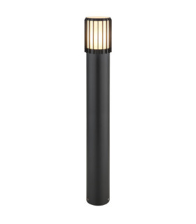 Mervin 65cm Outdoor Bollard Matt Anthracite 1x E27-1
