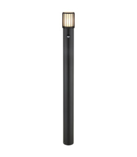 Mervin 100cm Outdoor Bollard Matt Anthracite 1x E27 PIR-1