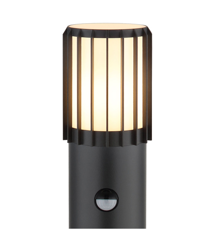 Mervin 100cm Outdoor Bollard Matt Anthracite 1x E27 PIR-3