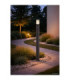 Mervin 100cm Outdoor Bollard Matt Anthracite 1x E27 PIR-5