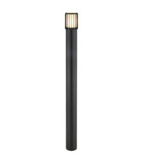 Mervin 100cm Outdoor Bollard Matt Anthracite 1x E27-1