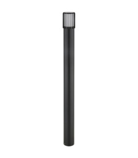 Mervin 100cm Outdoor Bollard Matt Anthracite 1x E27-2