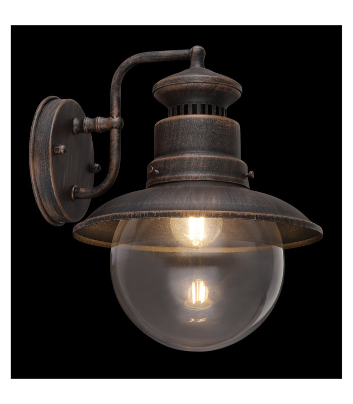 Sella Outdoor Wall Lantern Rust Colour  1x E27-5