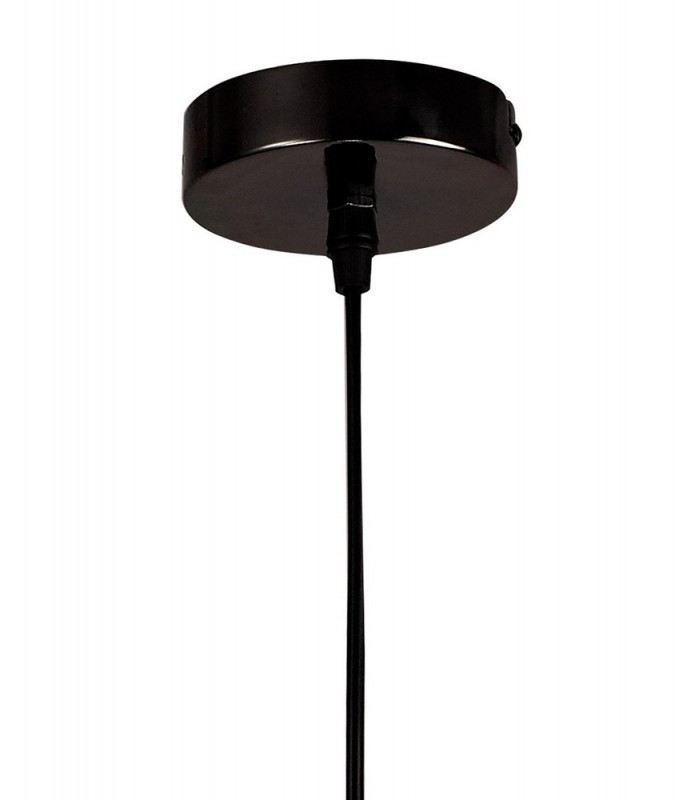 Small Caged Ceiling Pendant, 1 x E27, Black Nickel - 4