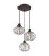 Mateo Cluster Pendant Ceiling Light Rust Colour  3x E27-2
