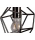 Small Caged Ceiling Pendant, 1 x E27, Black Nickel - 8