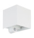 Veronika Integrated LED Outdoor Up Down Wall Lamp White 3000K-2
