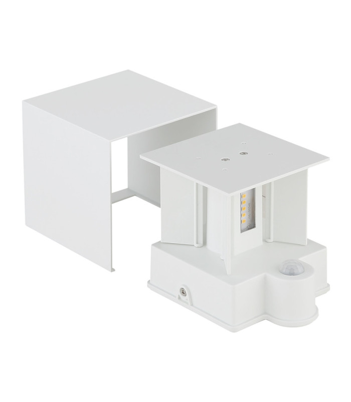 Veronika Integrated LED Outdoor Up Down Wall Lamp White 3000K-4
