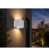 Veronika Integrated LED Outdoor Up Down Wall Lamp White 3000K-7