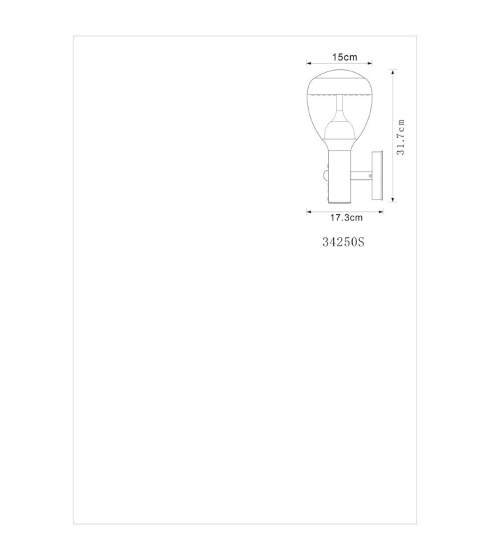 Callisto Integrated LED Outdoor Wall Lantern 3000K-3