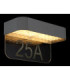 Numero Integrated LED Outdoor Wall Down Lamp Matt Grey 3000K-5