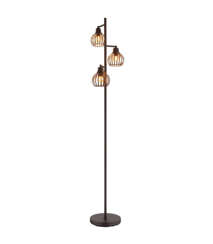 Mateo Multi Arm Floor Lamp Rust Colour  3x E14-1