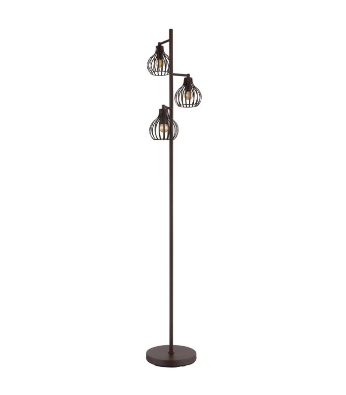 Mateo Multi Arm Floor Lamp Rust Colour  3x E14-2