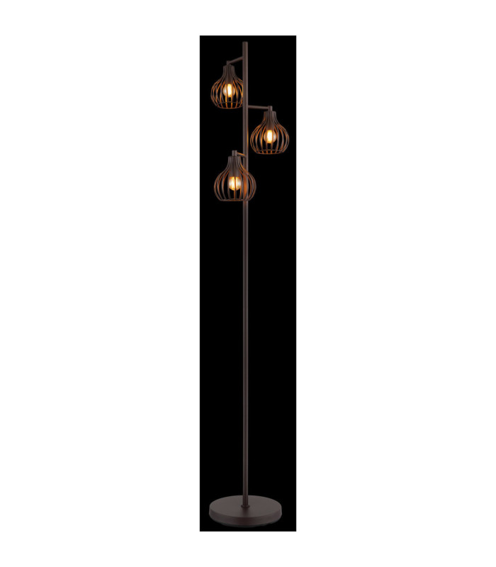 Mateo Multi Arm Floor Lamp Rust Colour  3x E14-4