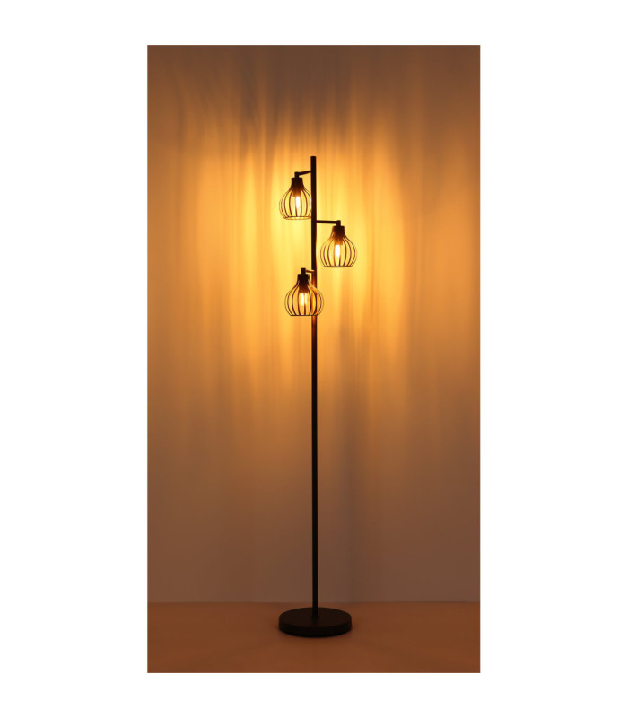 Mateo Multi Arm Floor Lamp Rust Colour  3x E14-6